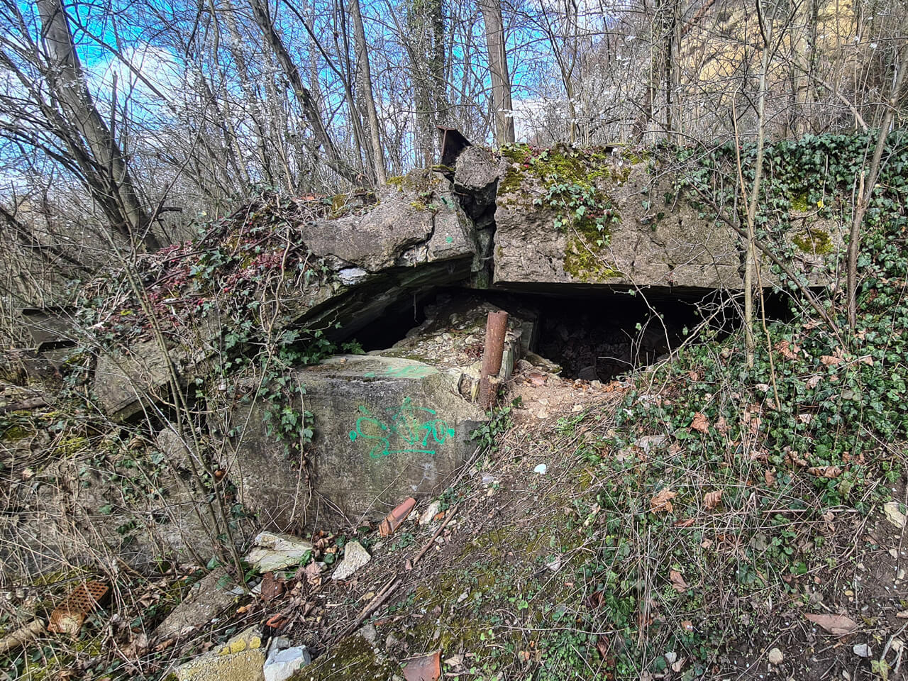 Bunker 334 der Neckar-Enz-Stellung